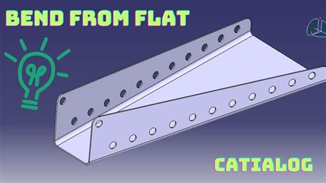 how to design sheet metal parts in catia|catia bend from flat.